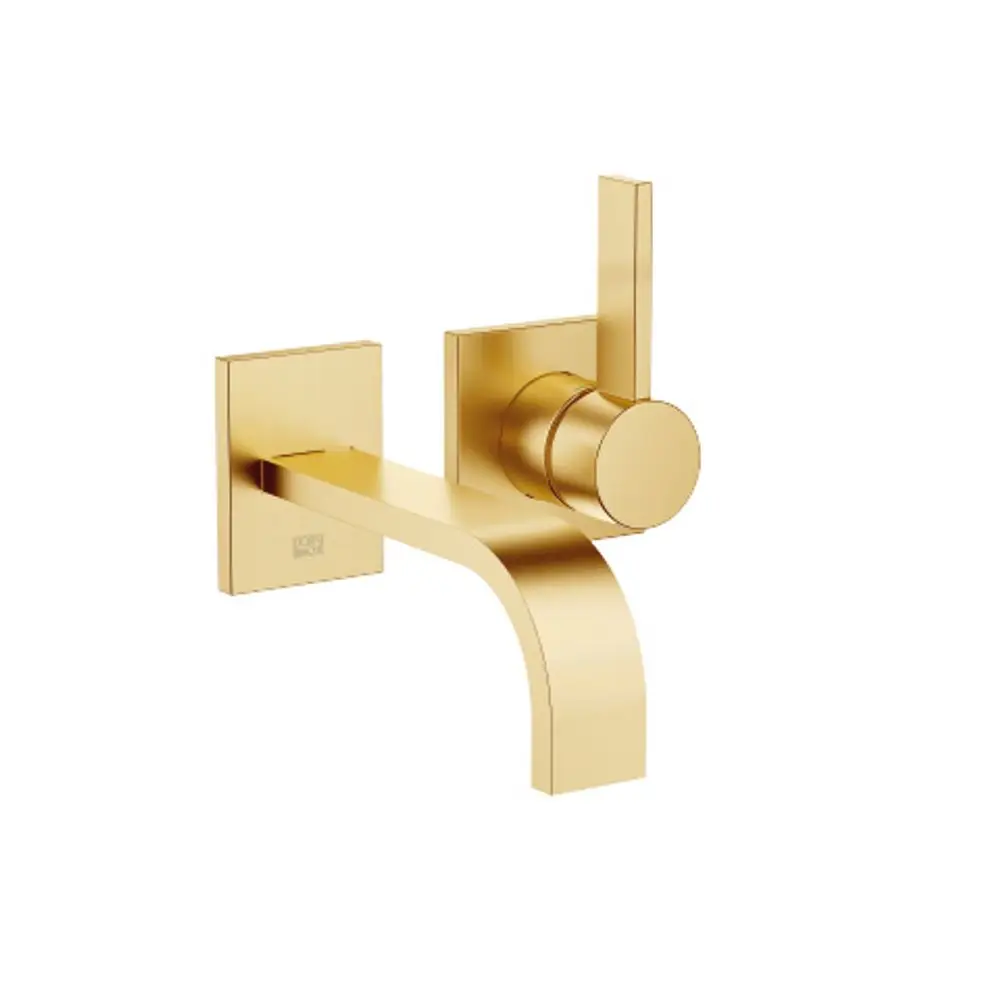 Dornbracht-MEM-Waschtisch-Wand-Einhandbatterie-Brückenbatterie-Ausladung 177mm-Messing gebürstet (23kt), 36860782-28 Galeriebild 1